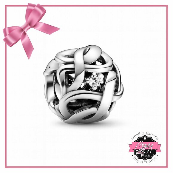 Infinity Knots Ball Charm - Picture 1 of 9